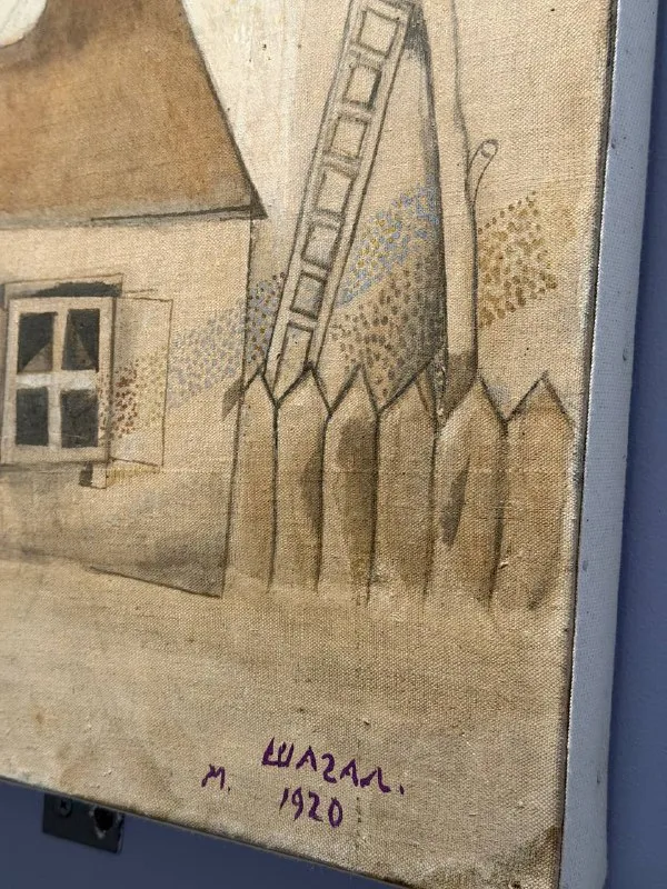 Можно сказать, перед занавесом успела побывать на выставке Шагала.
